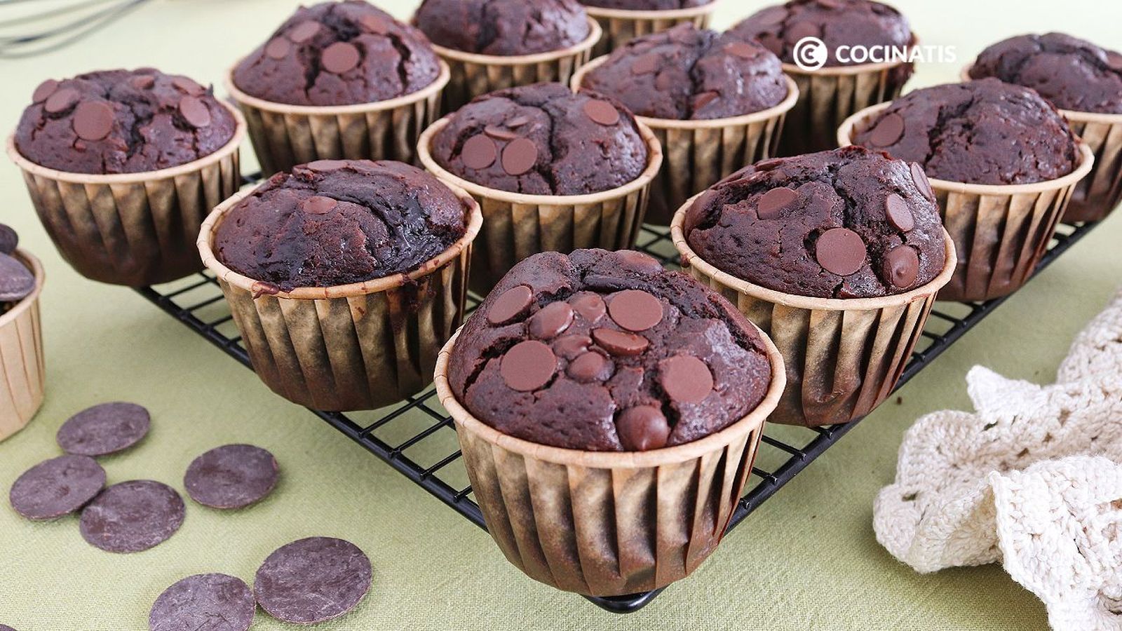 Muffins de chocolate
