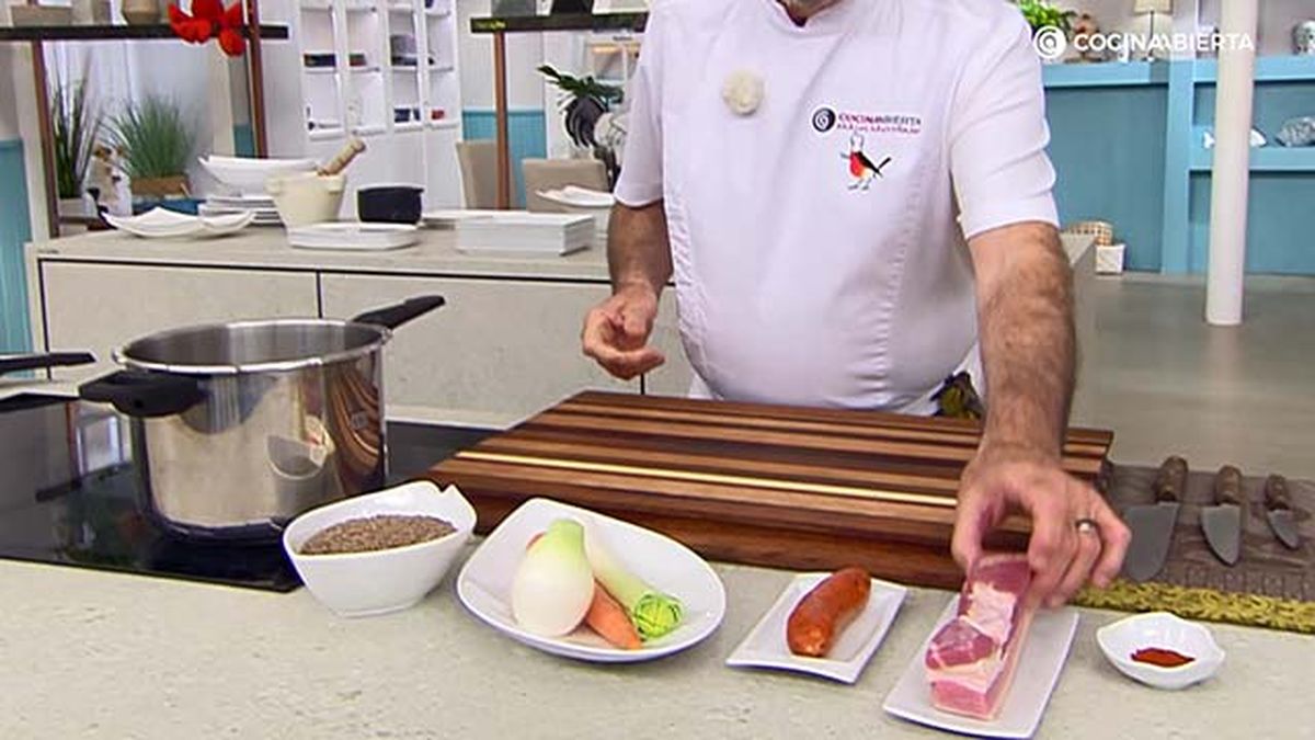 lentejas con chorizo y panceta karl6946 paso1