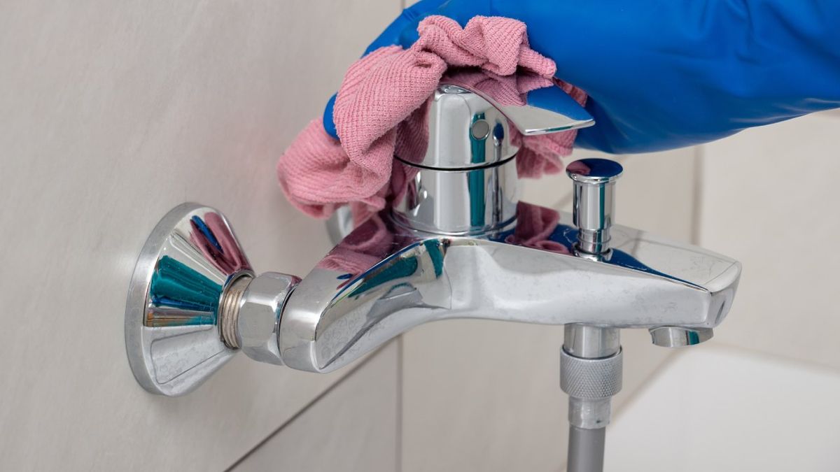 Grifo afectado por la acumulación de cal