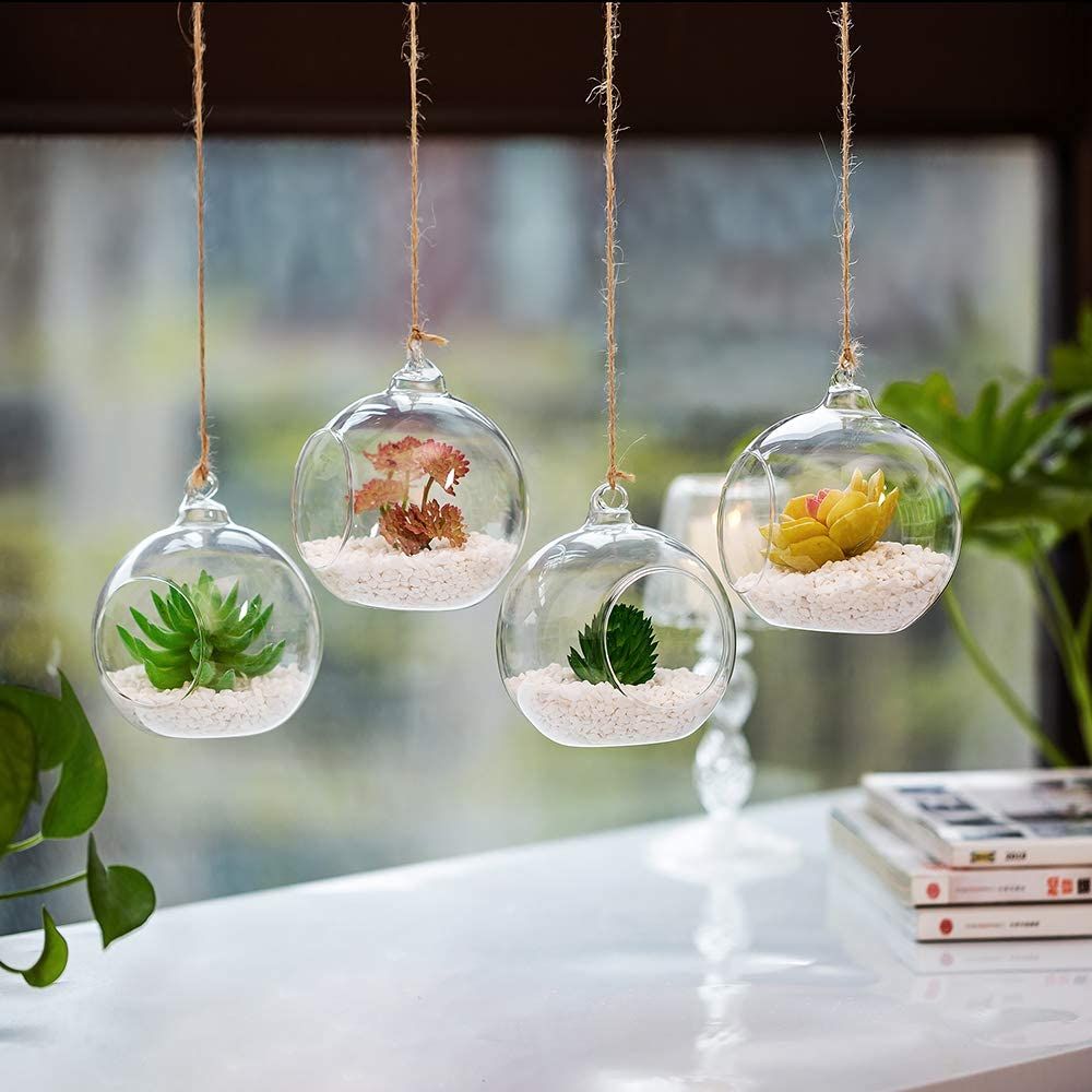 recipiente cristal colgante amazon