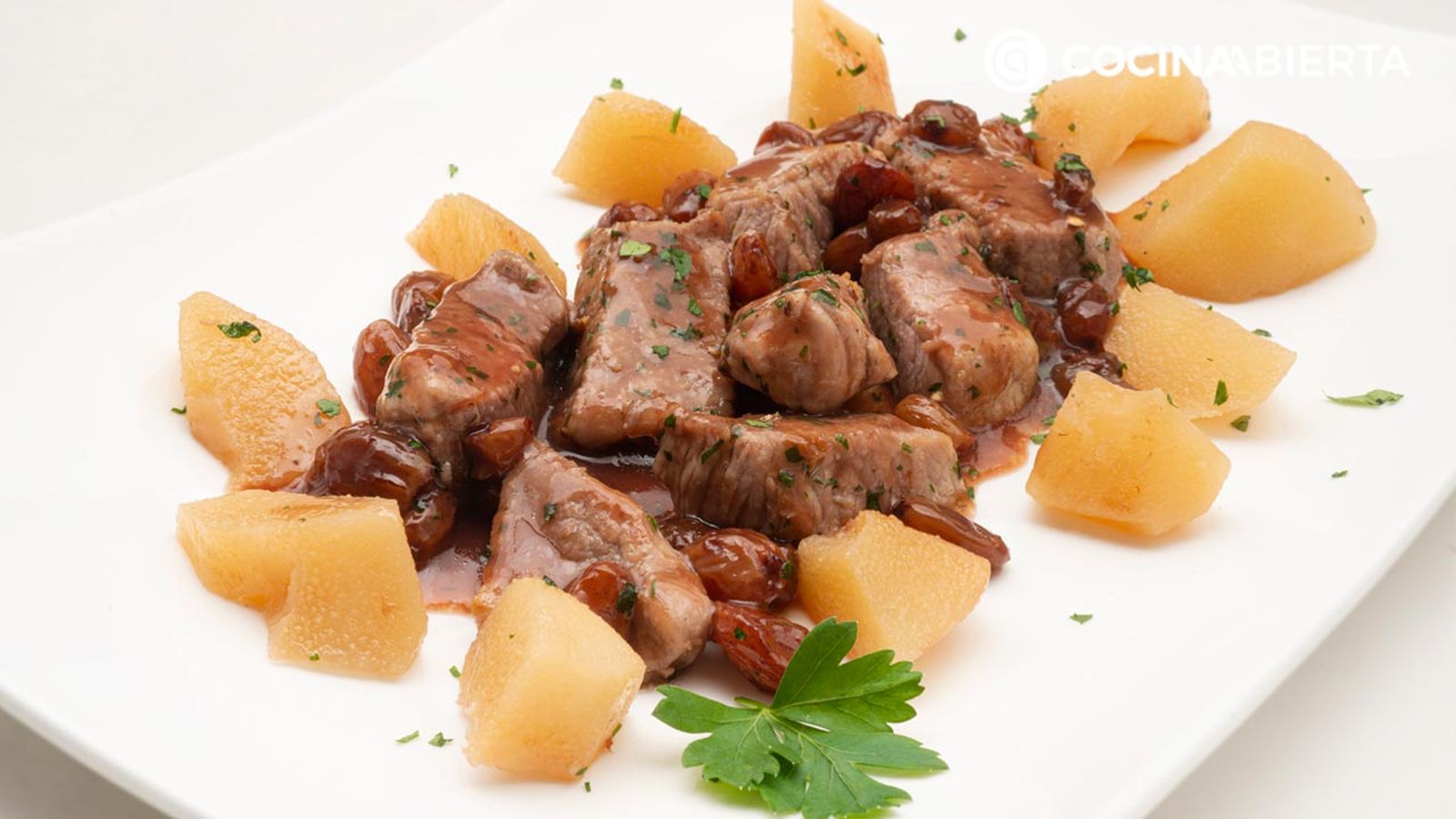 Receta cerdo salteado con salsa oporto karlos arguinano KARL6721