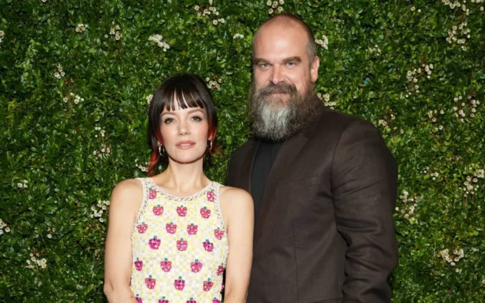 Lily Allen y David Harbour, su actual pareja.