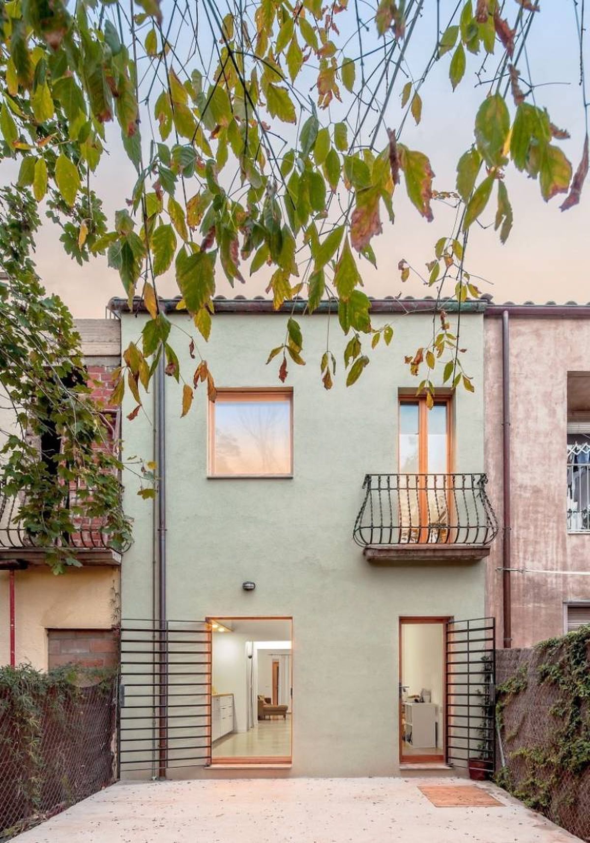 Casa entre medianeras.