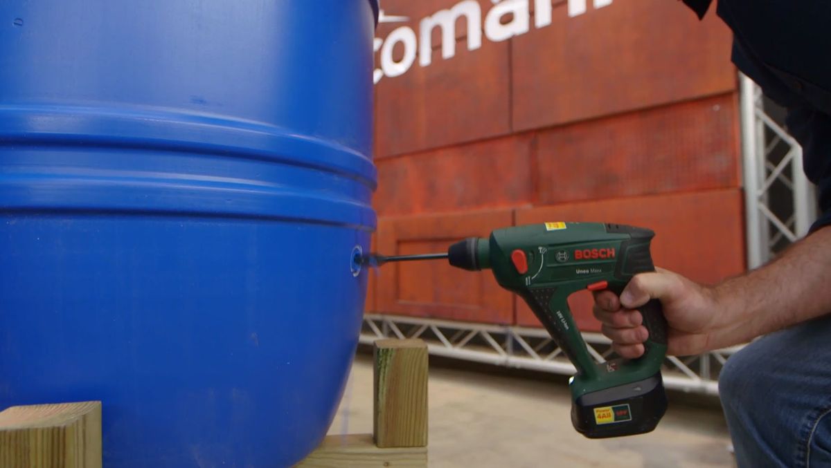 Instalación de depósitos para recoger agua de lluvia paso 5