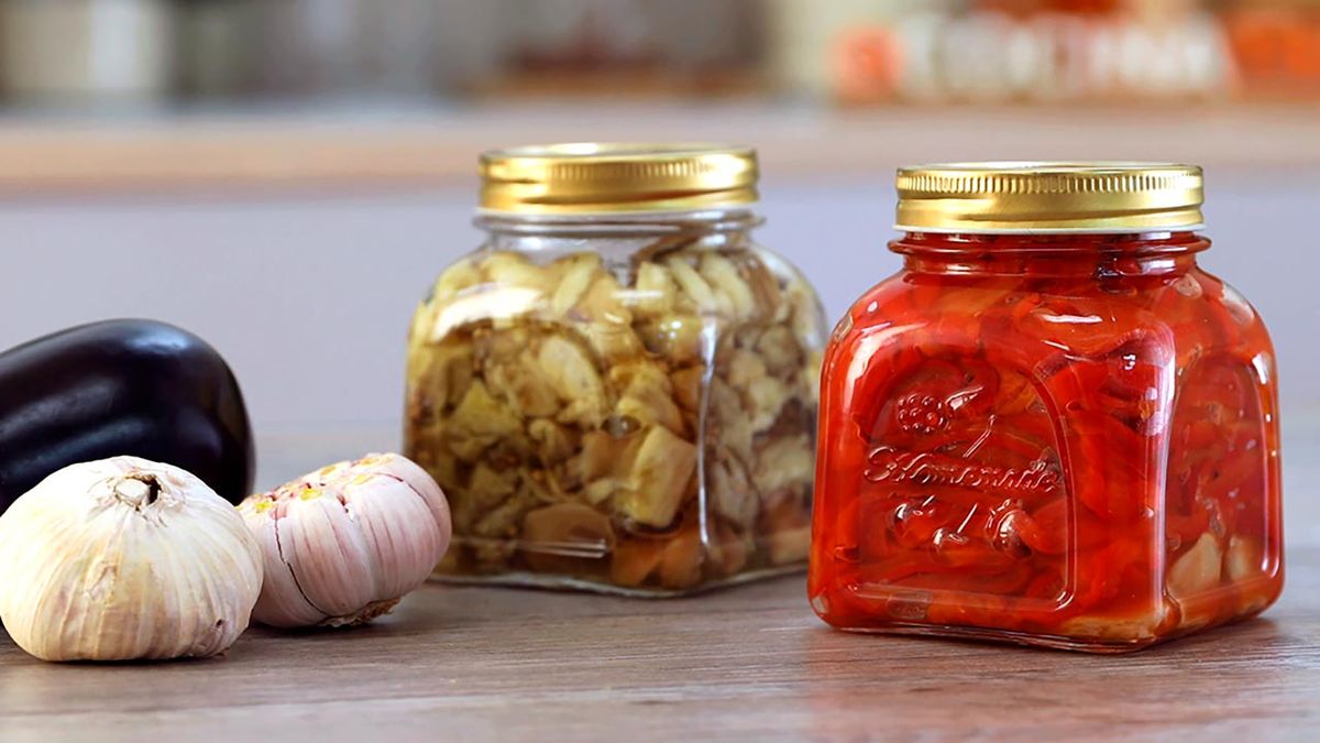 Receta de conservas de berenjena y pimientos asados   paso 7