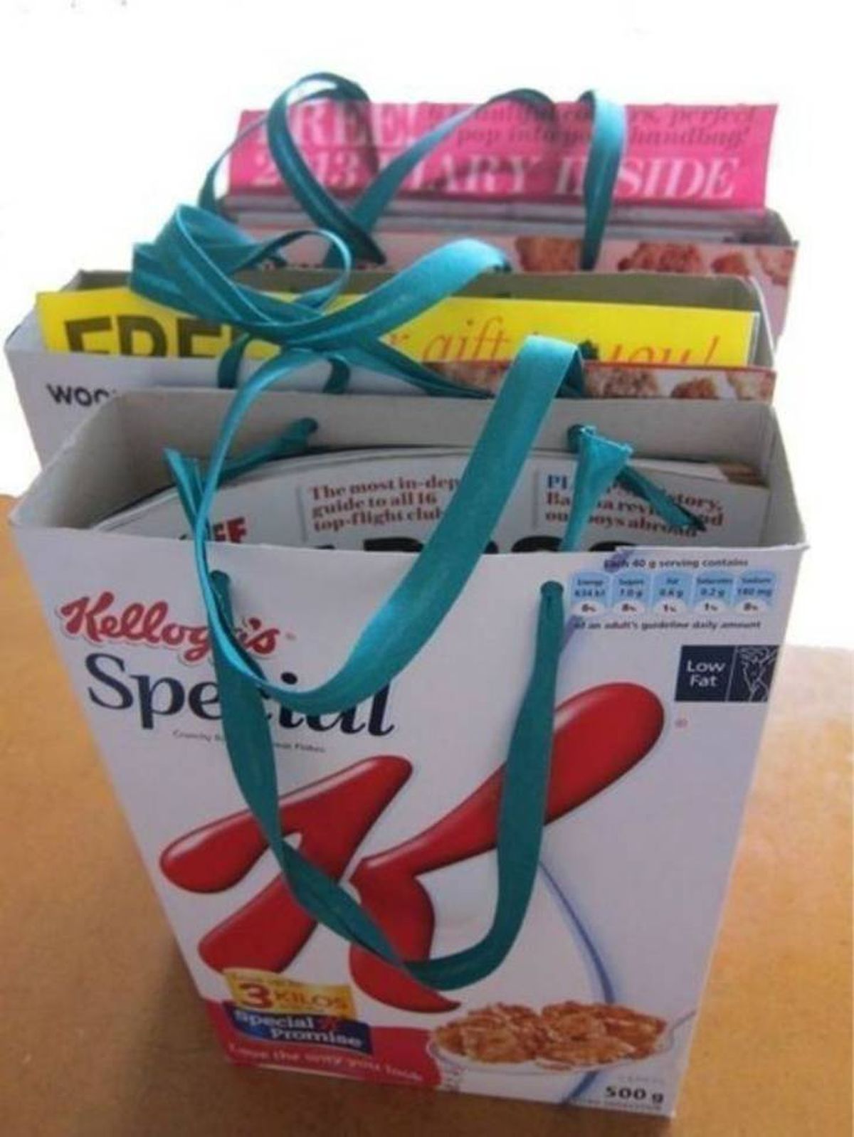 reutilizar caja cereales bolsas pinterest labioguia