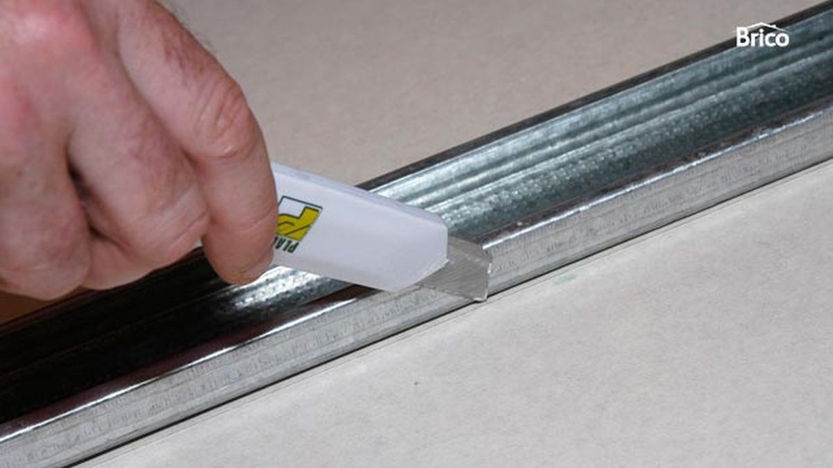 Techo de yeso laminado paso 13