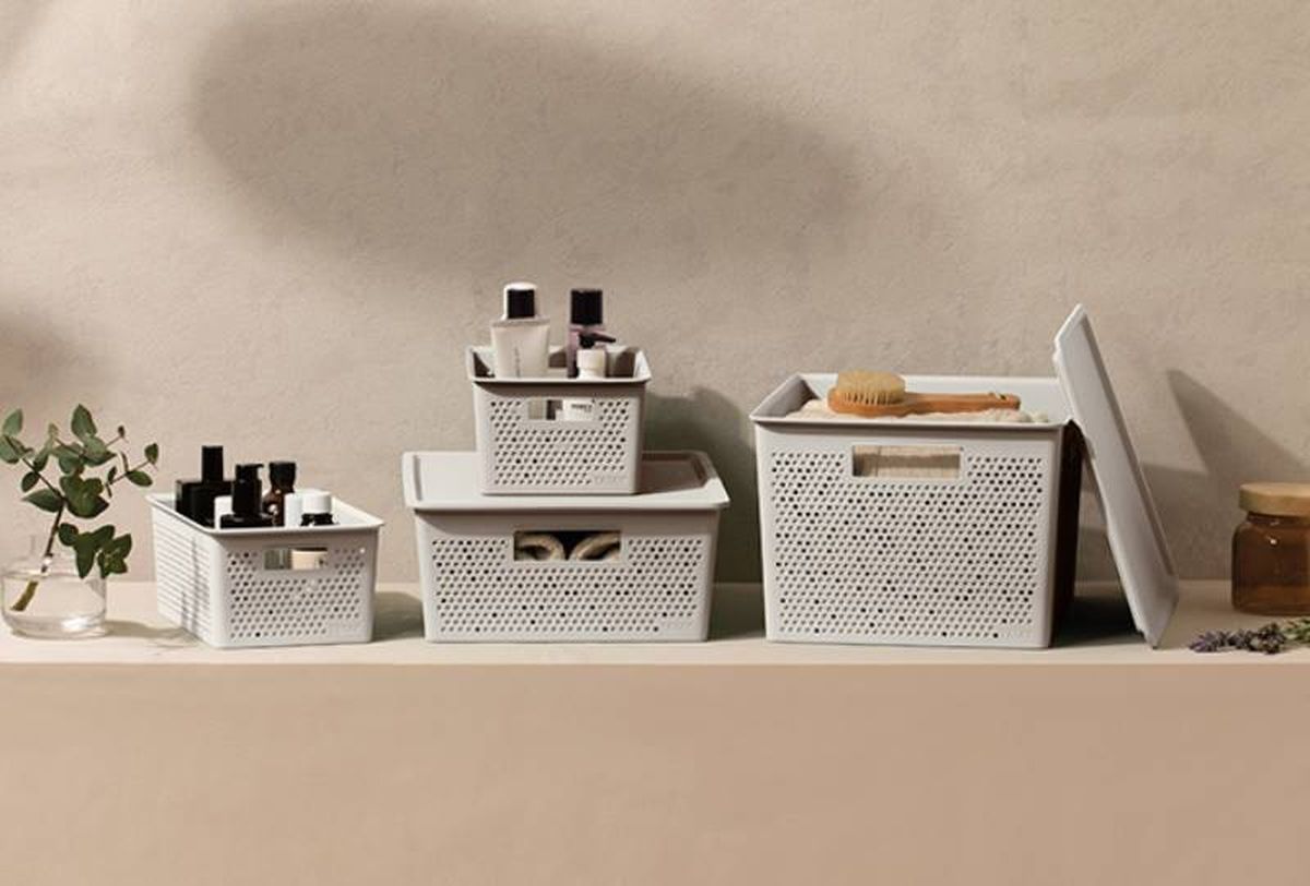 Almacenamiento para el baño de la colección Bohol de TATAY.