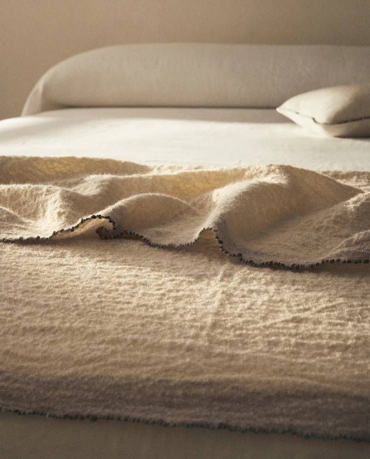 manta textura rugosa zara home
