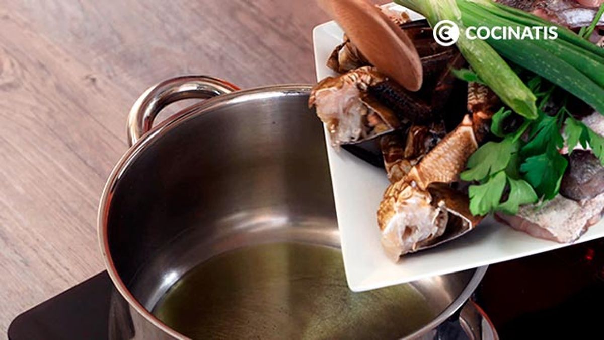 Receta de arroz con bogavante   paso 2