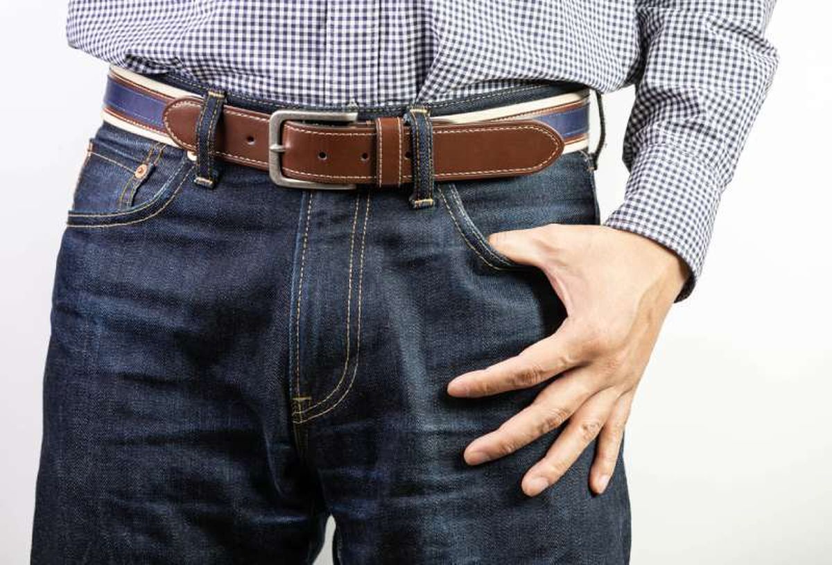 Cinturón combinado de hombre