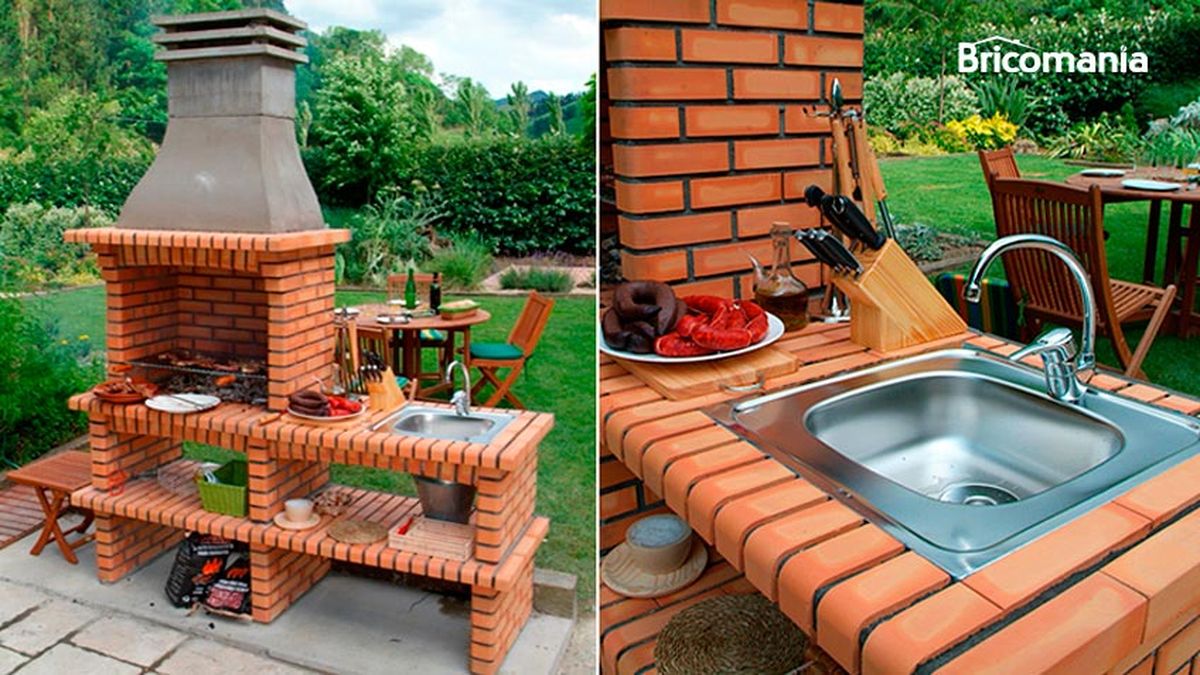 Bricomania 463 Barbacoa con fregadero