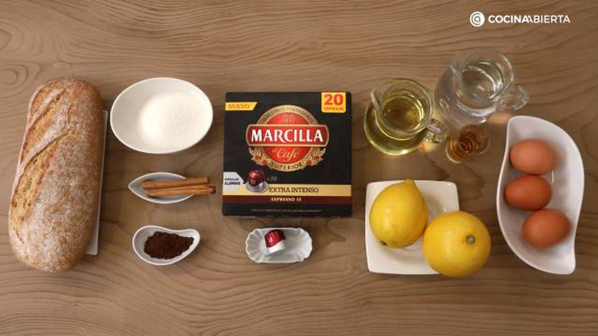 Marcilla torrijas cafe ingredientes