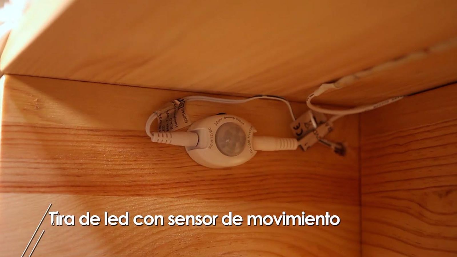 Como instalar tira de led con sensor de movimiento paso 4
