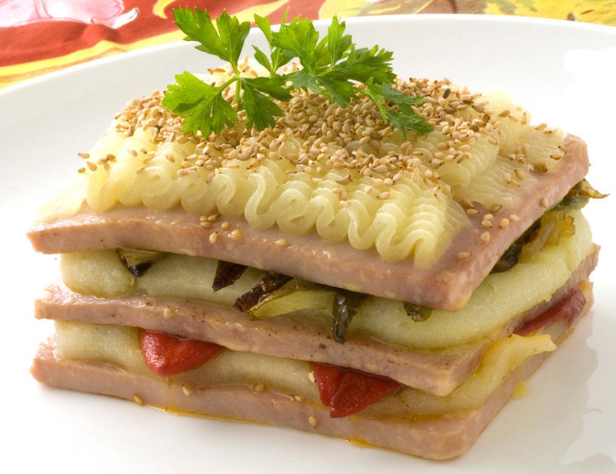 lasana jamon especial