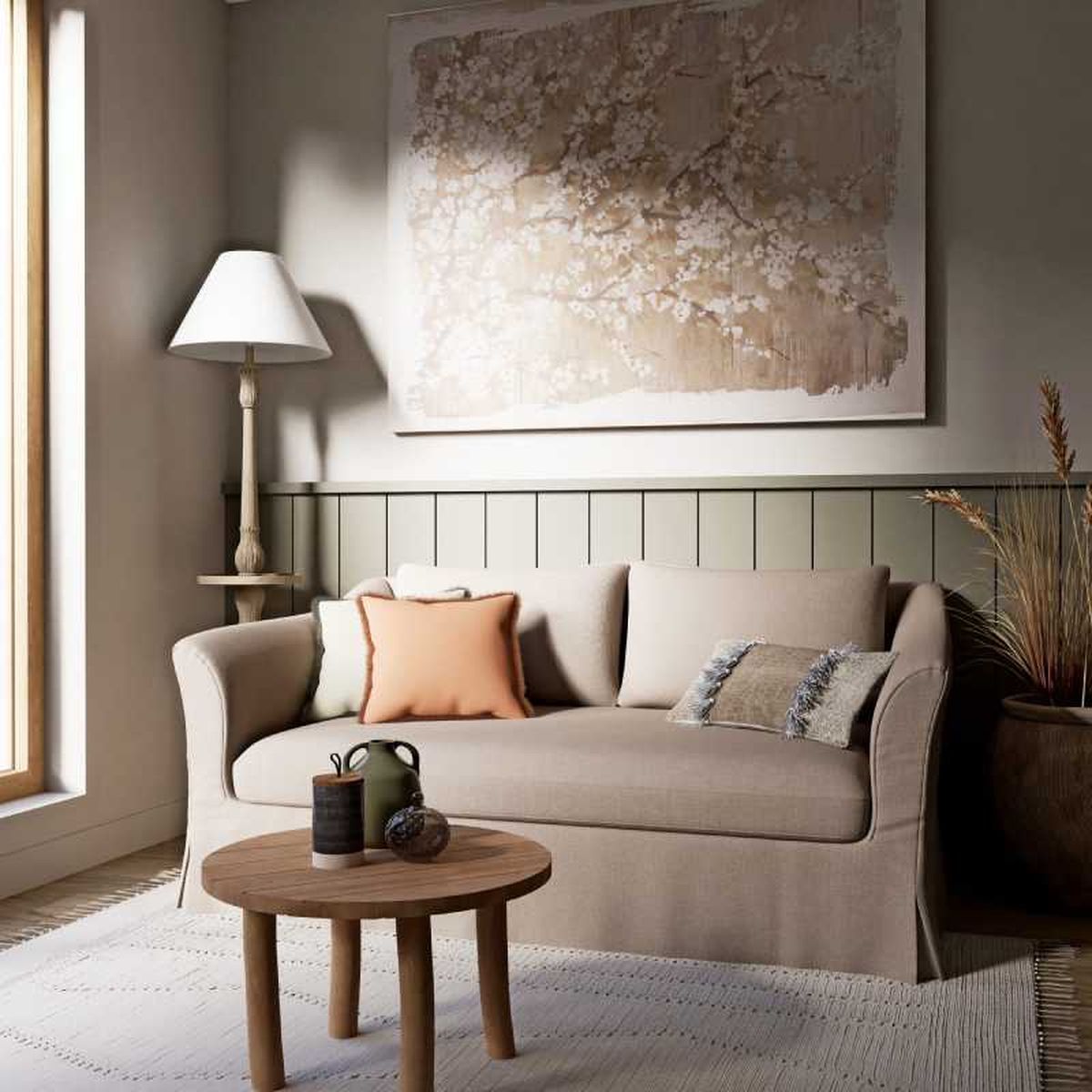 Salón pequeño acogedor.