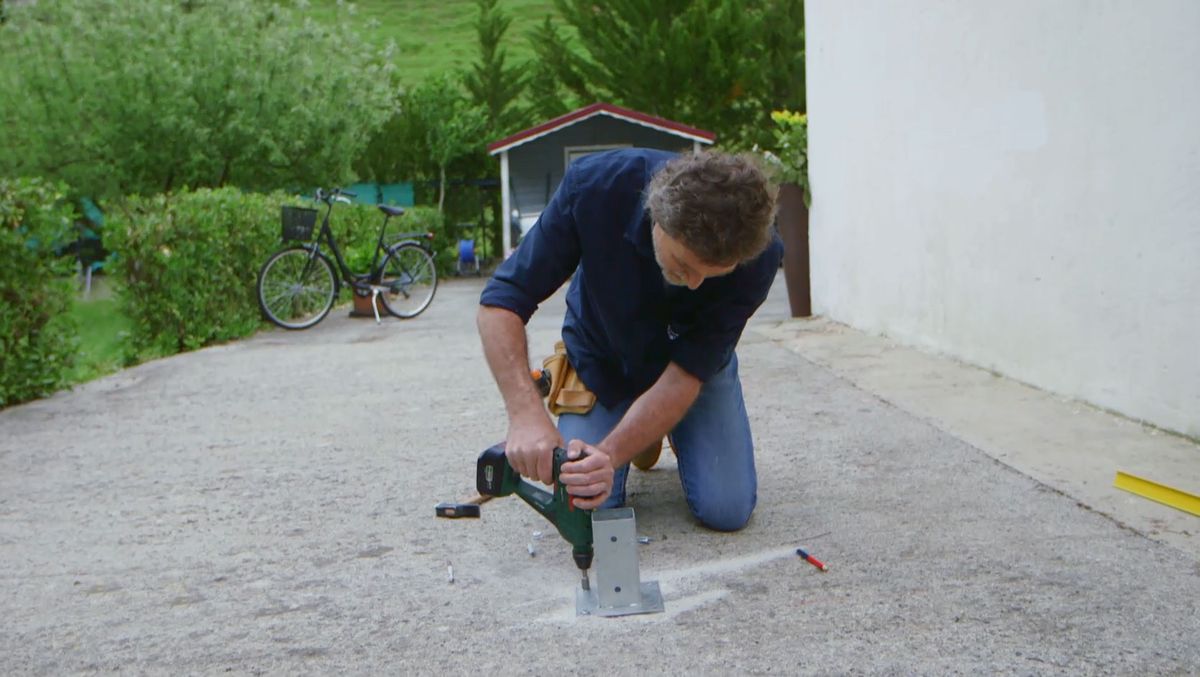 Cómo hacer una cubierta de exterior paso 3