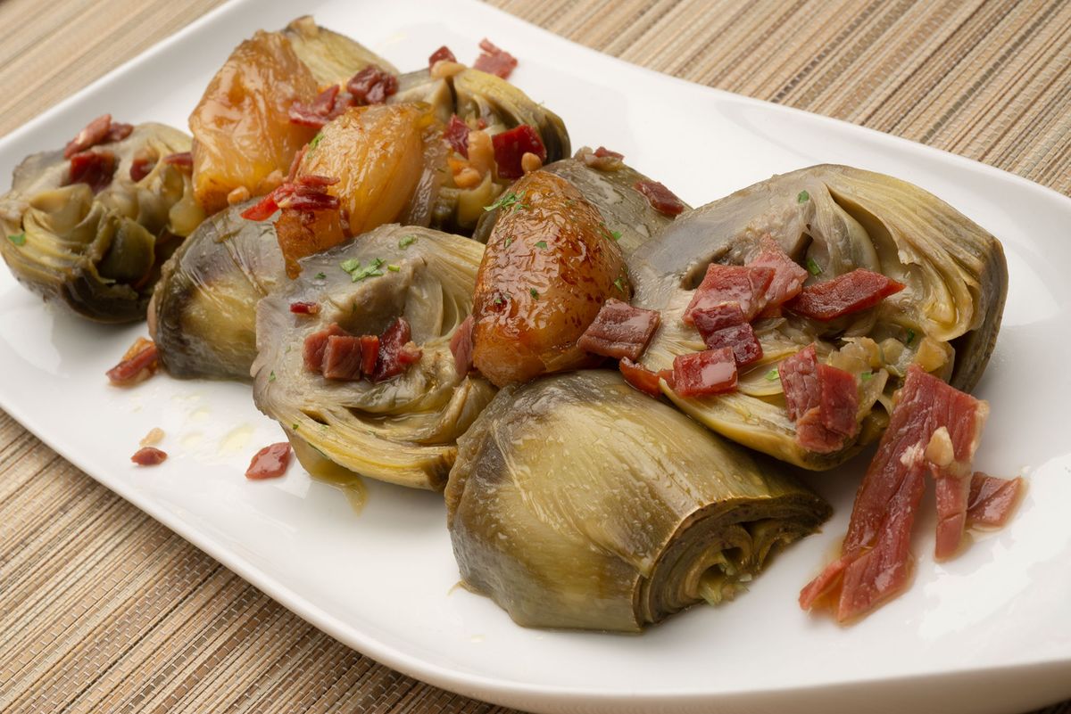 alcachofas chalotas xl