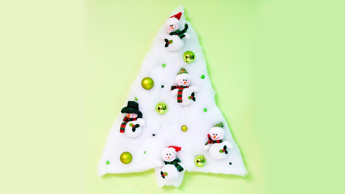 Pino navideño paso 12