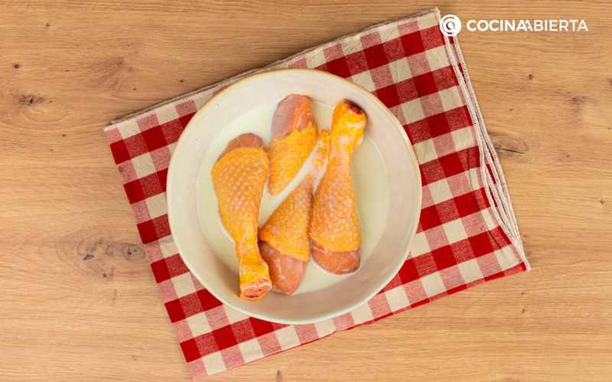 Pon los muslos en leche