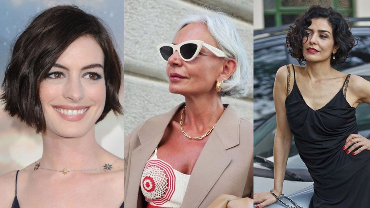 tres fotos cropped hair