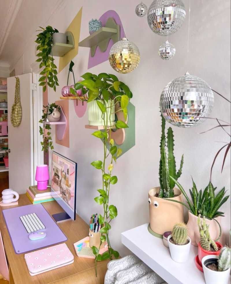 Estudio de estilo deco aesthetic.