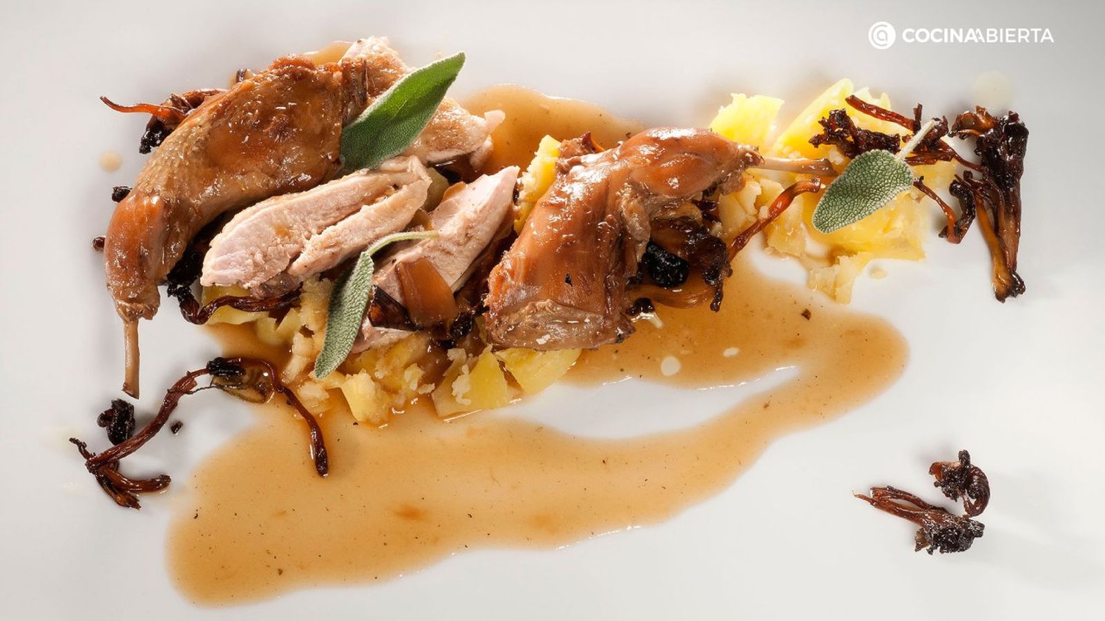 Pechugas de codorniz en salsa, la receta de Bruno Oteiza