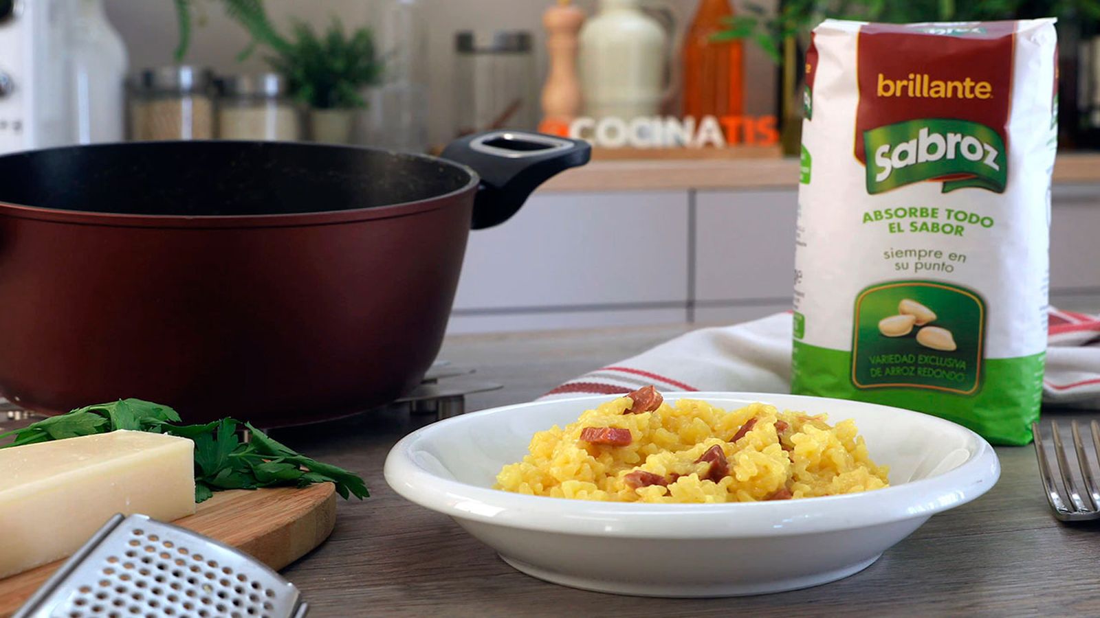 Receta de arroz a la milanesa