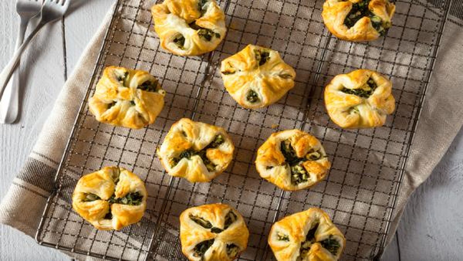 Canapés de hojaldre