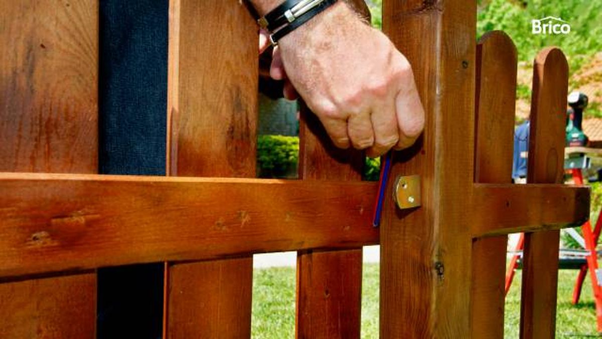 Bricomania 509 valla de madera para jardin 10