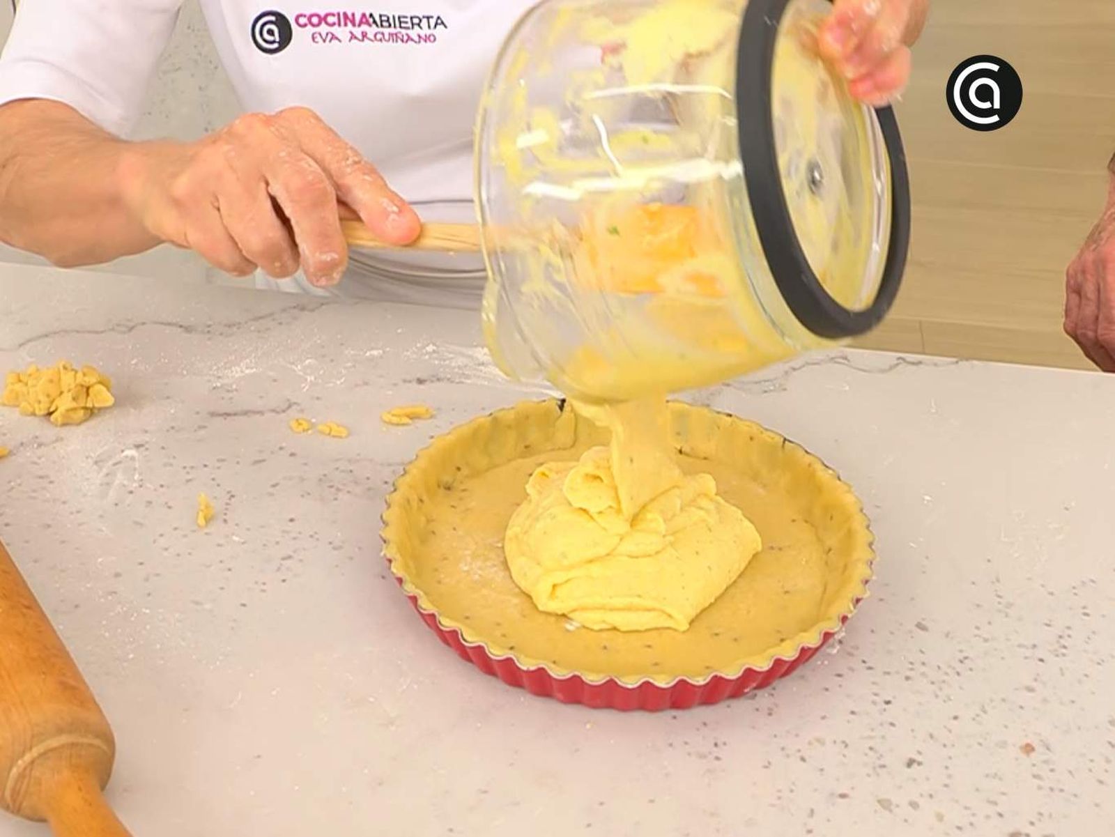 Vierte el relleno