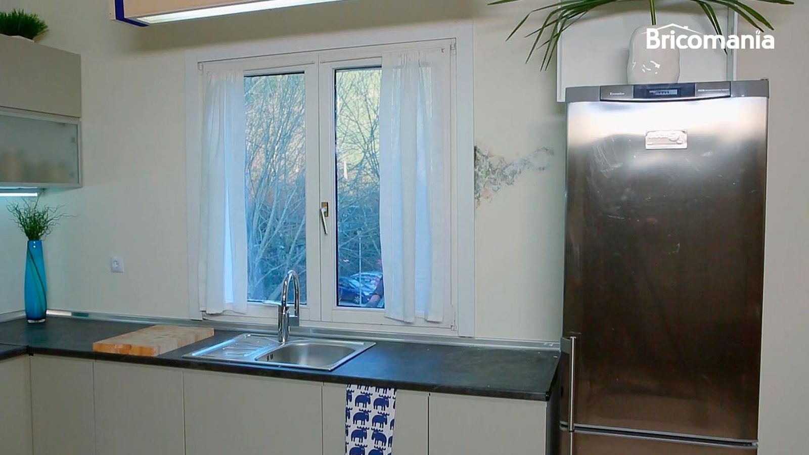 Eliminar humedad por condensación en pared de cocina