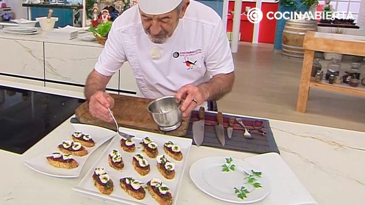 bocados de queso y mermelada de tomate casera receta karlos arguinano KARL67840321 paso4