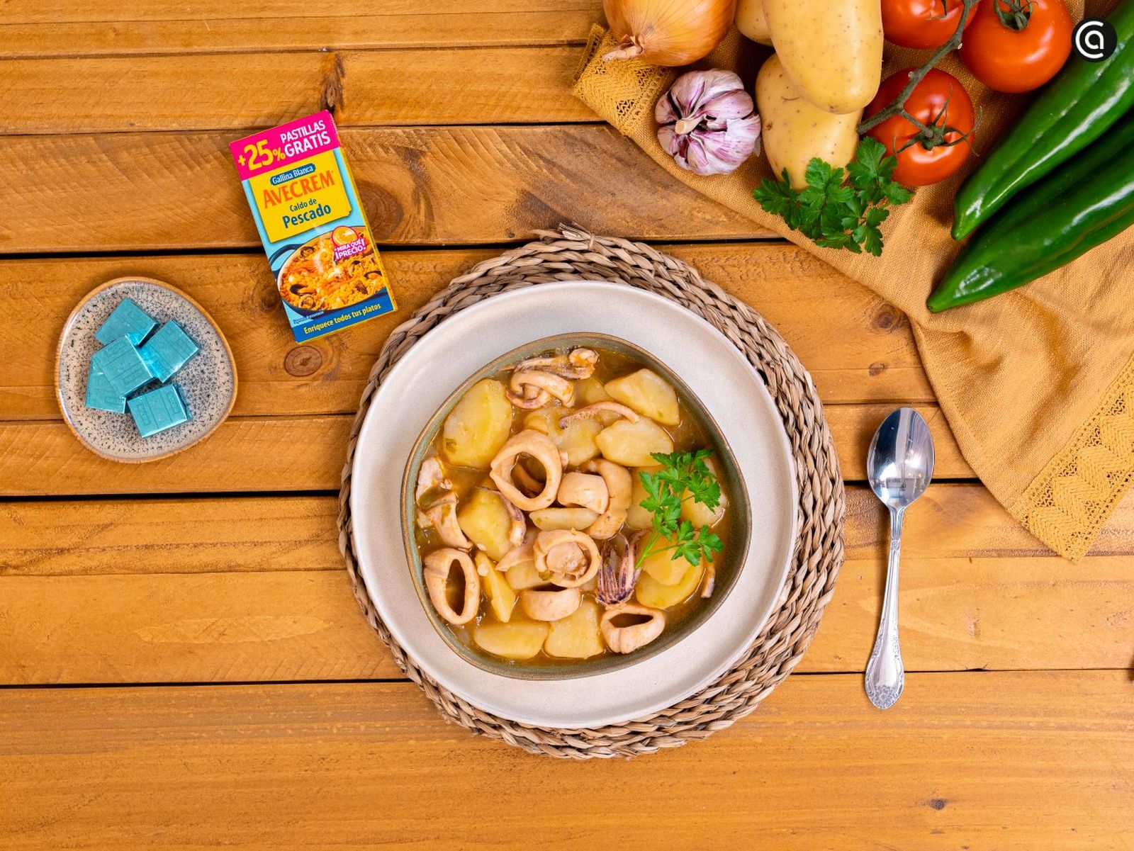 Aprende a hacer calamares guisados con patatas, el guiso tradicional