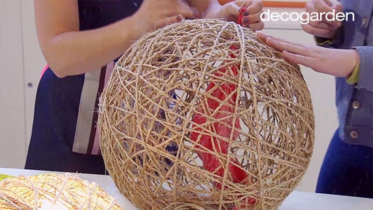 lampara cuerda globo paso 5