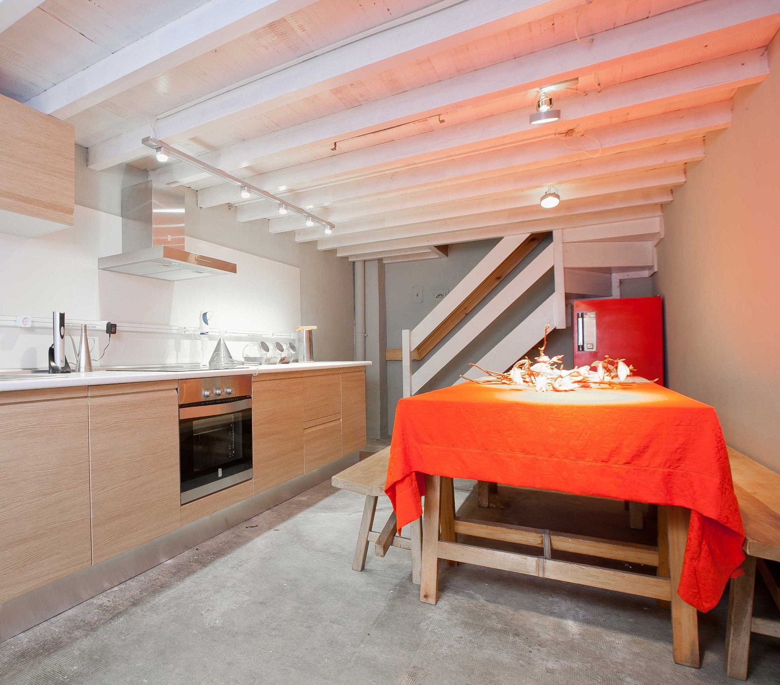 Convertir garaje en cocina con comedor