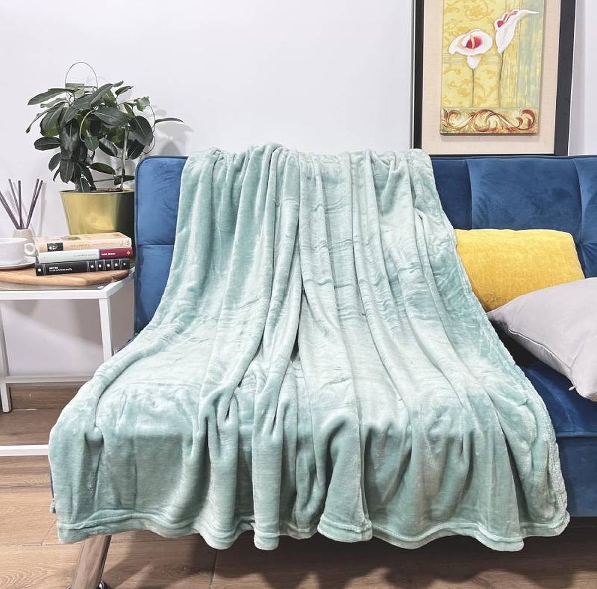 Manta Microfibra Suave para Sofá HTE.