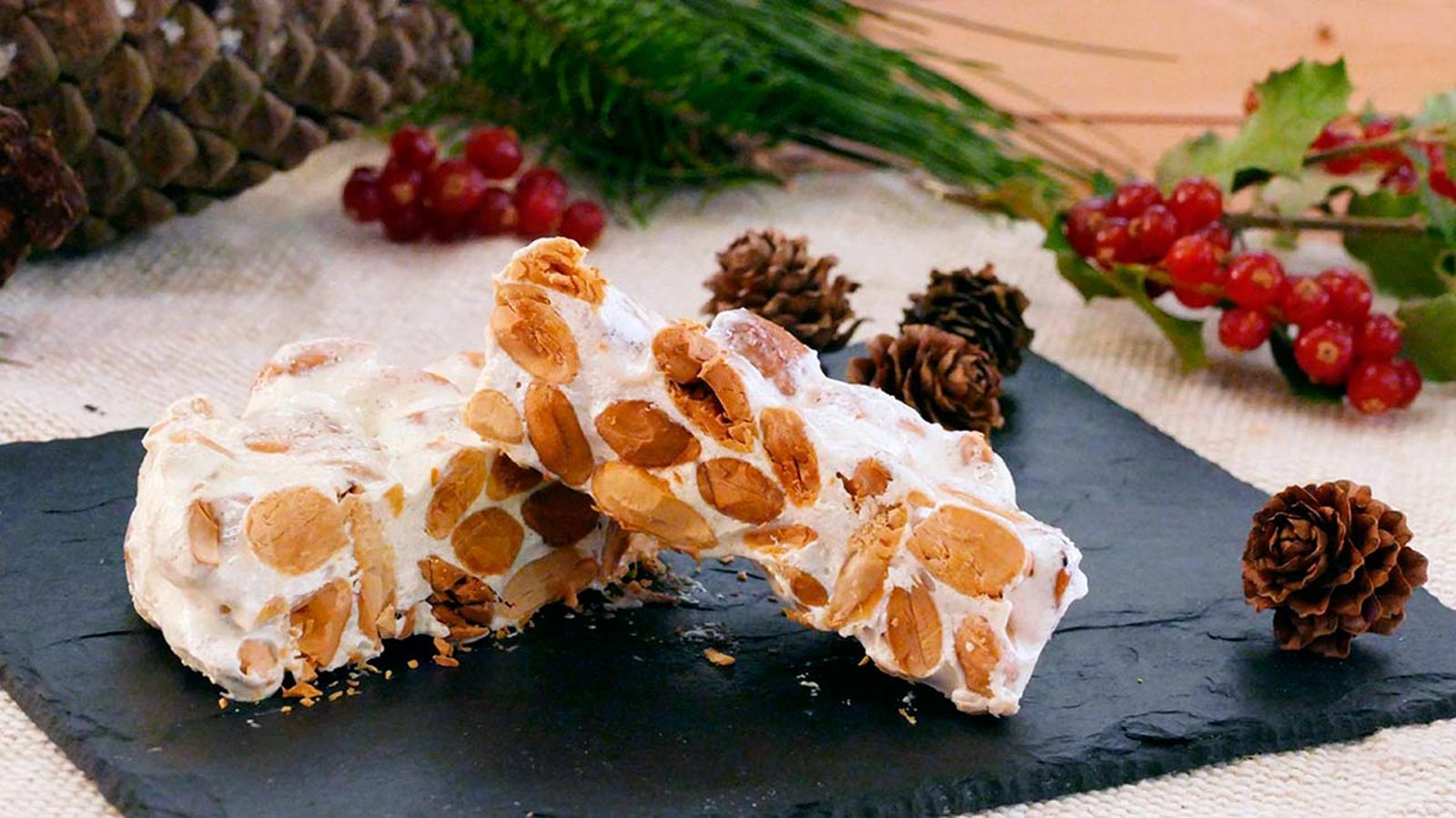 Recopilatorio de dulces de Navidad  turrón duro