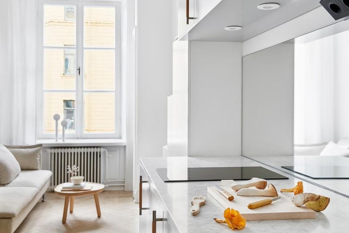 Cómo decorar una cocina pequeña de estilo moderno 6