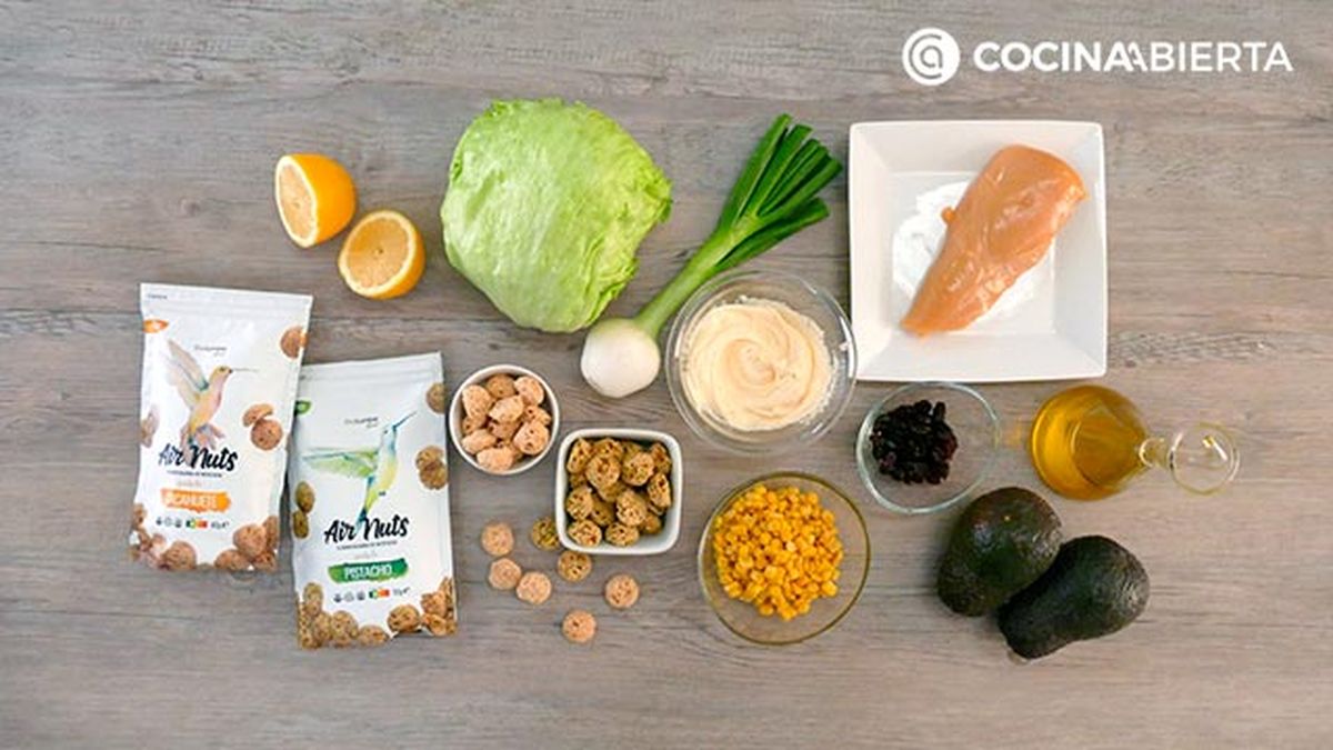 CTIS0877 receta ensalada de pollo con salsa de mayonesa de aguacate ingredientes ca