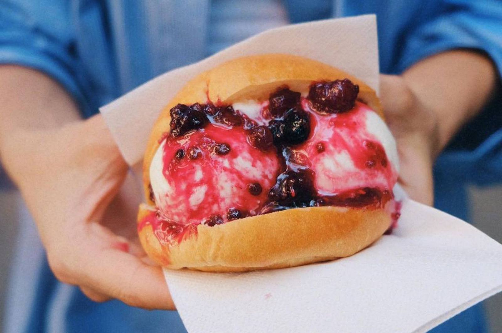 Bollería con helado, la merienda del verano