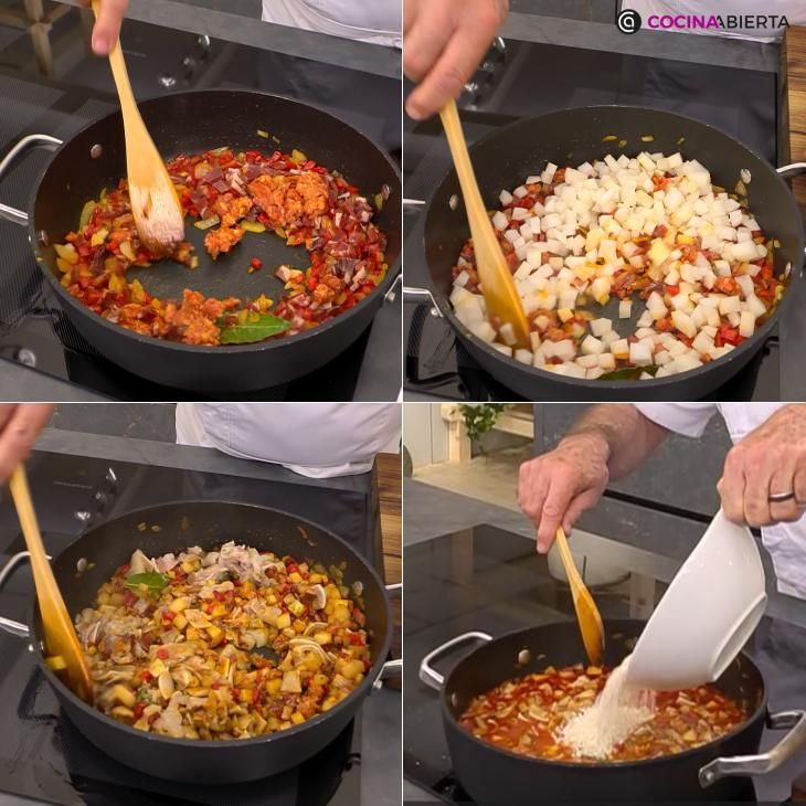 arroz a la zamorana pasos