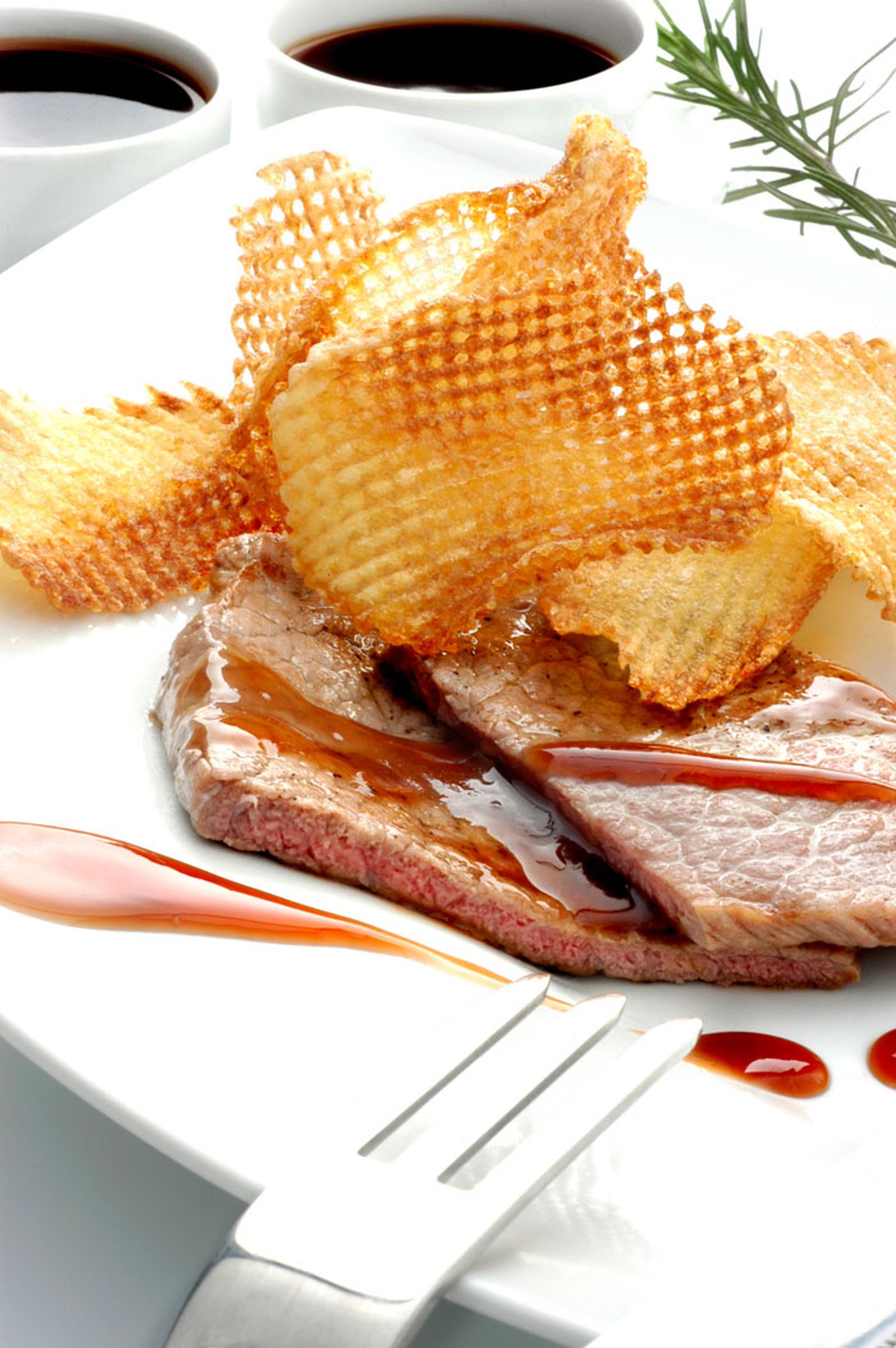 Filetes con salsa dulce