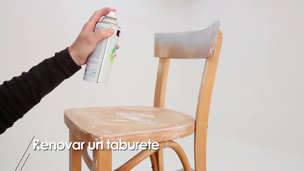 Cómo renovar un taburete paso 4