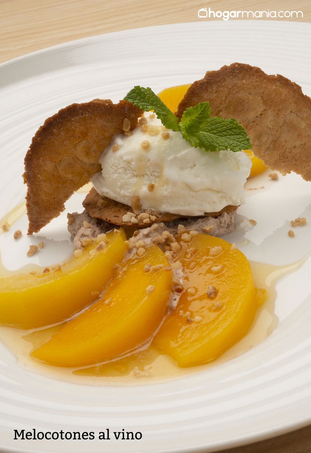 melocotones al vino pin