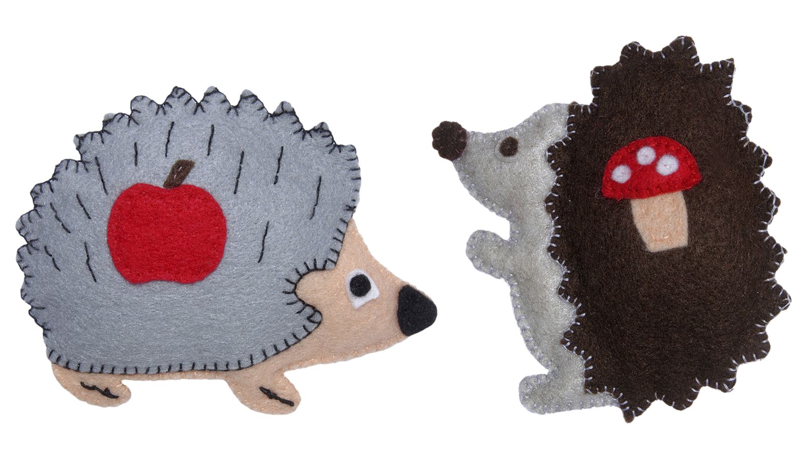 Cómo hacer un erizo de fieltro