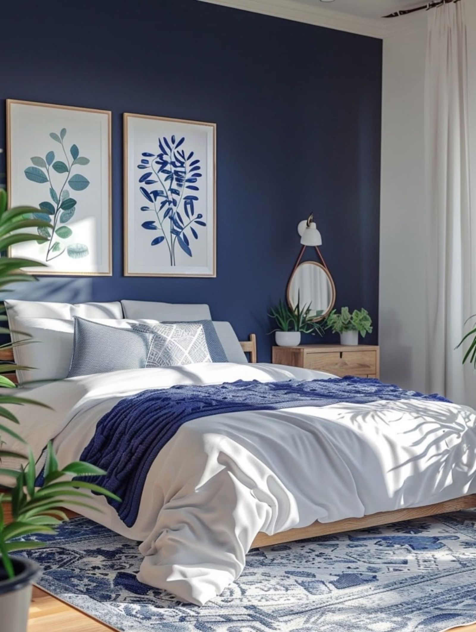 Dormitorio azul
