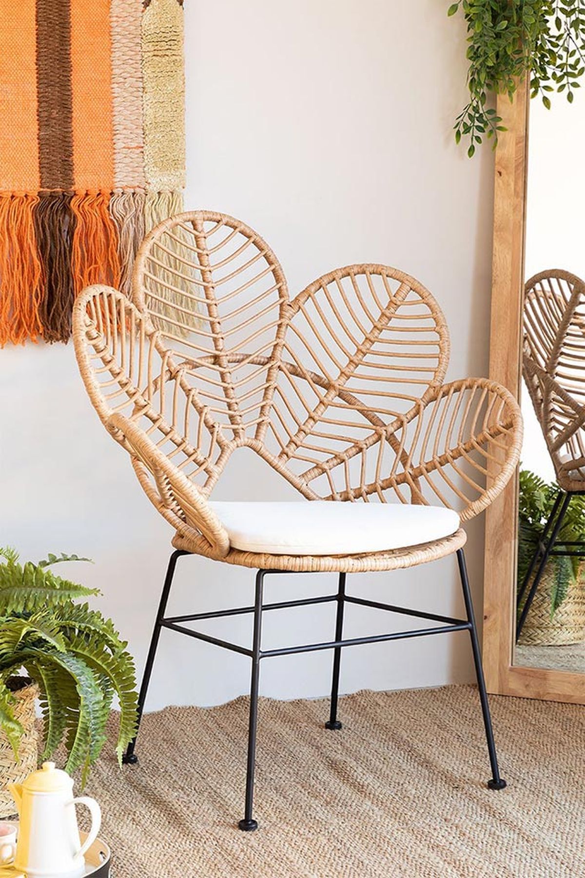 sklum sillon salon en mimbre sintetico rinum