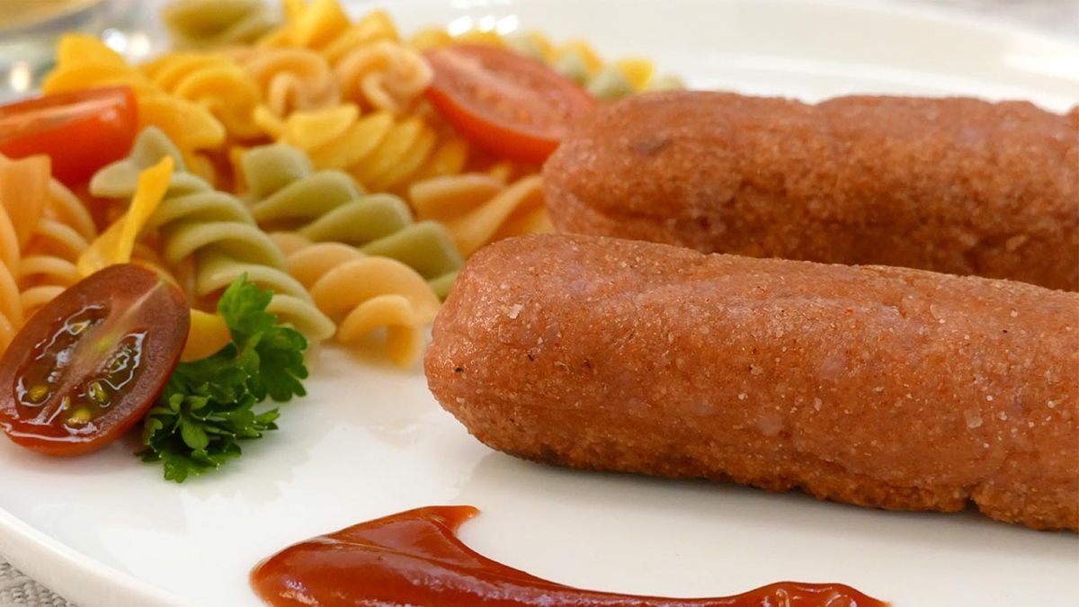 Receta de salchichas de arroz y garbanzos  paso 7