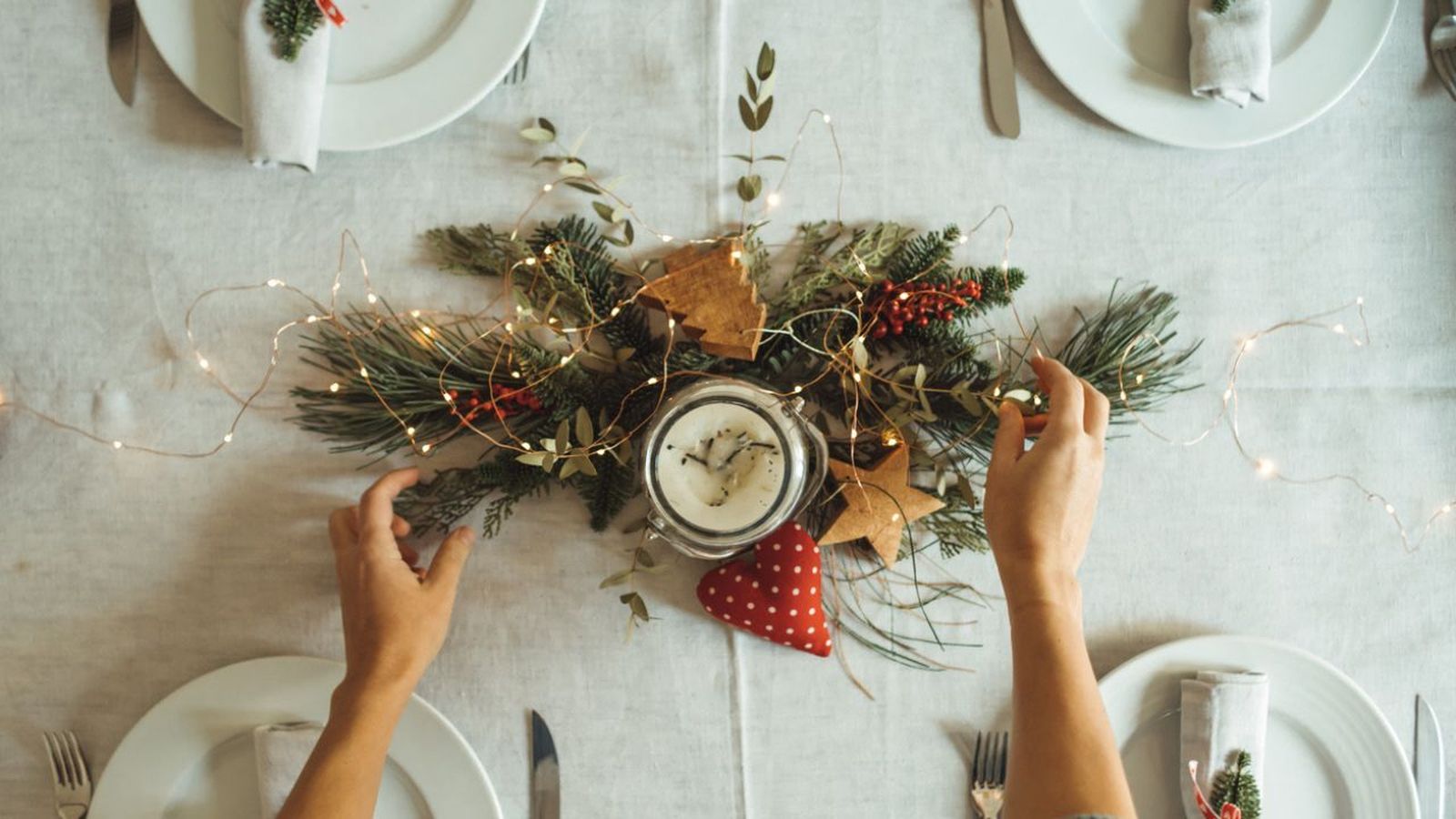centros de mesa naturales mesa navidad